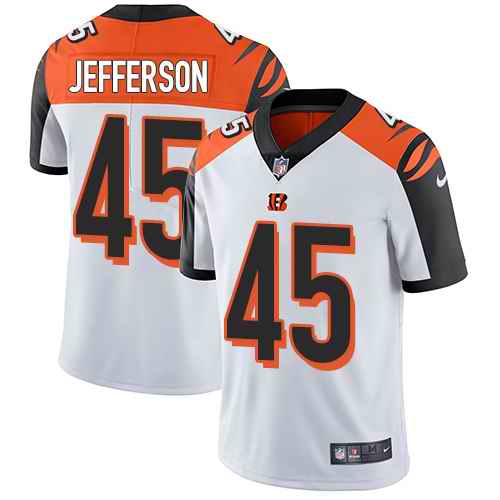 Nike Men & Women & Youth Bengals 45 Malik Jefferson White NFL Vapor Untouchable Limited Jersey,We sell and wholesale Nike Men & Women & Youth Bengals 45 Malik Jefferson White NFL Vapor Untouchable Limited Jersey on line form chian!